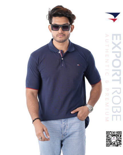 T/H Premium Basic Polo Shirt "Dark Navy Colour"