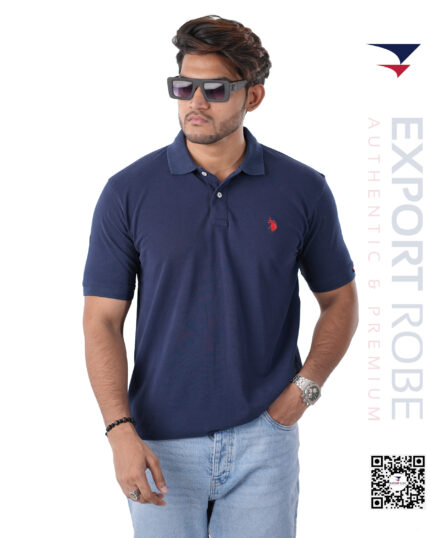 U.S.P.A Basic Polo Shirt " Dark Navy Colour"